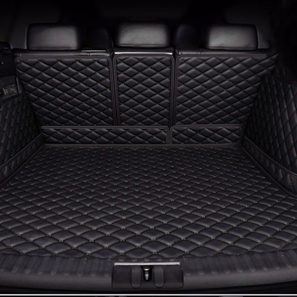 3D Trunk Mat - Black with Black Stitching - Image 2