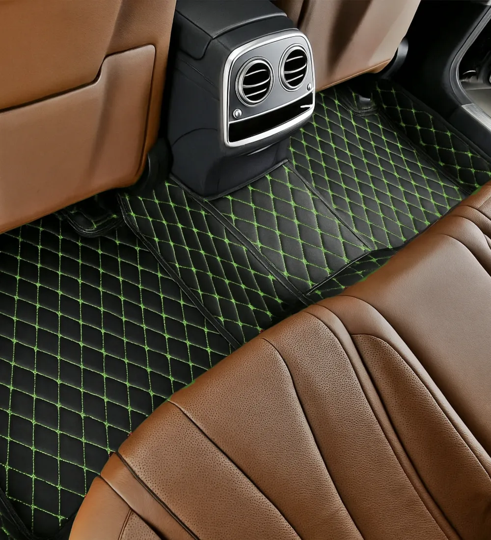 Diamond Series - Black with Green Stitching - Image 3