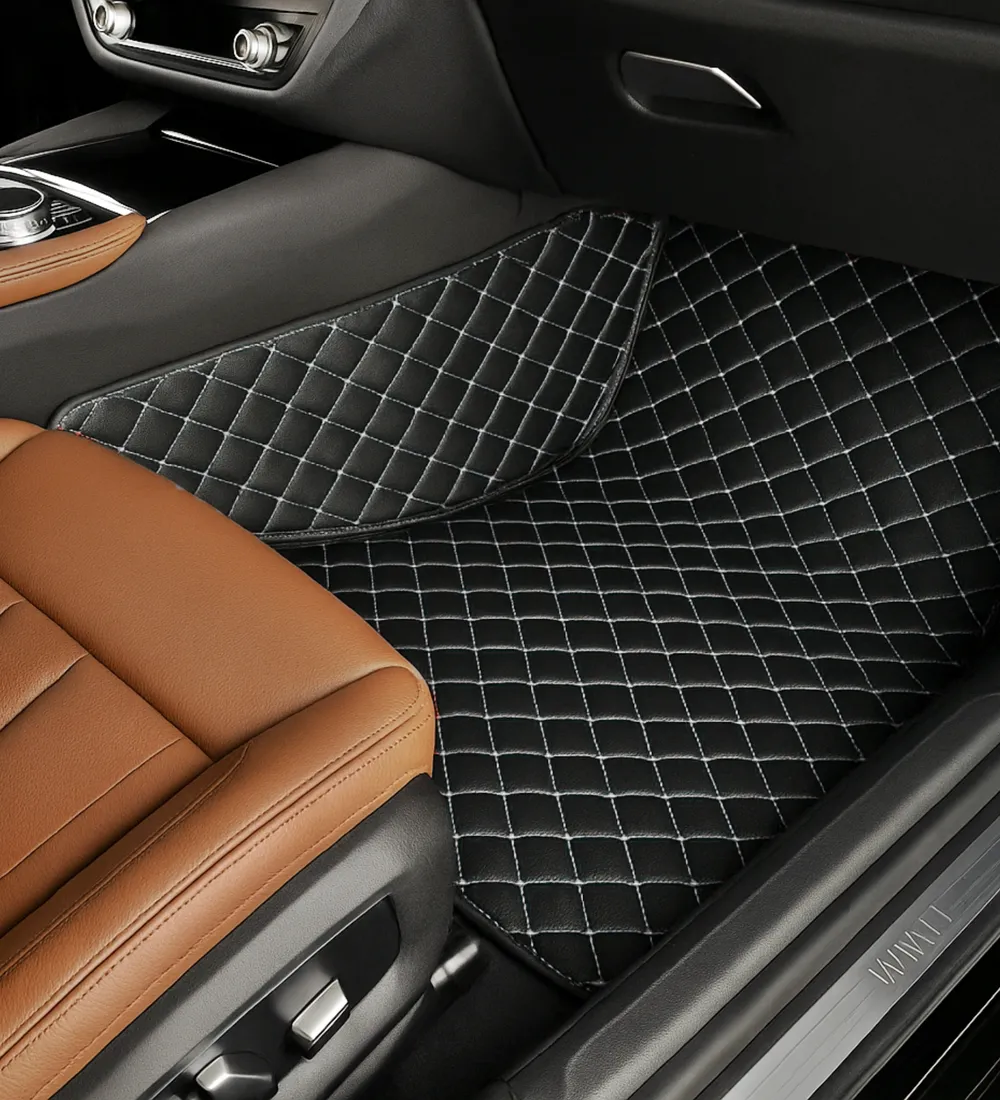 Diamond Series - Black with White Stitching - Image 2