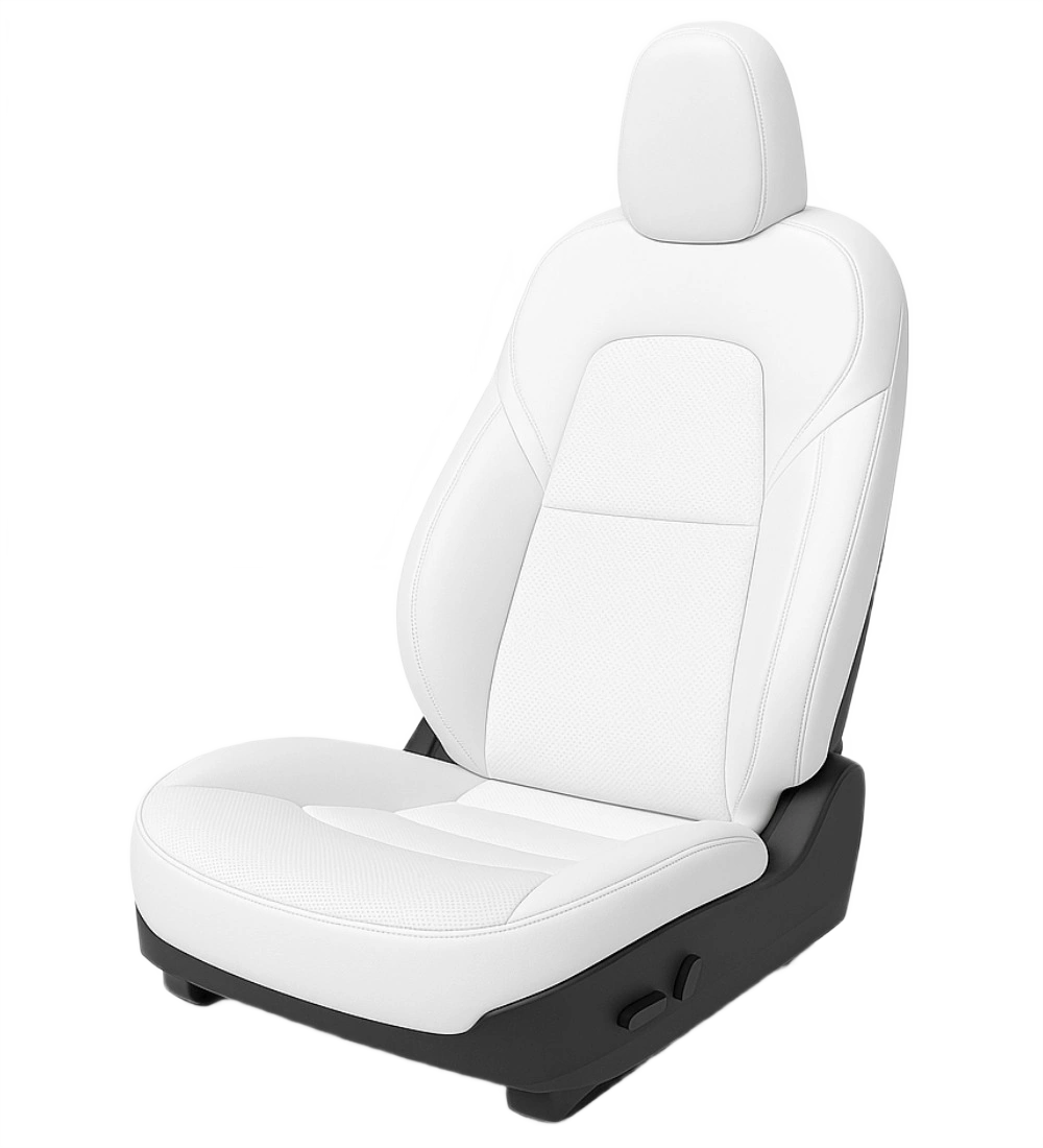 White Seat Covers - Genuine Leather - Image 6