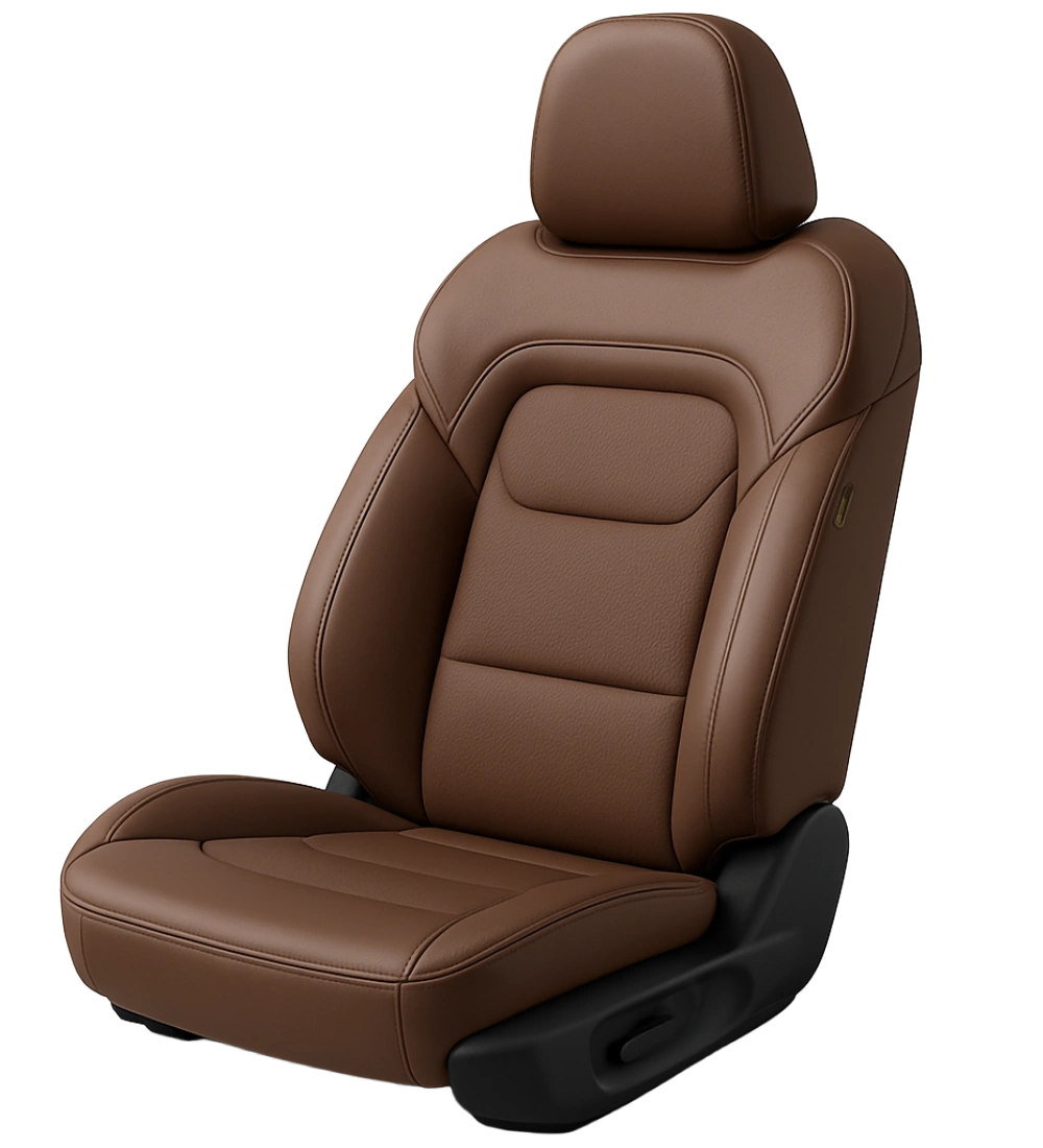Coffee Seat Covers - Genuine Leather - Image 3